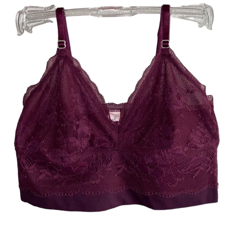 Victoria’s Secret Maroon Bandeau Bra Size XS